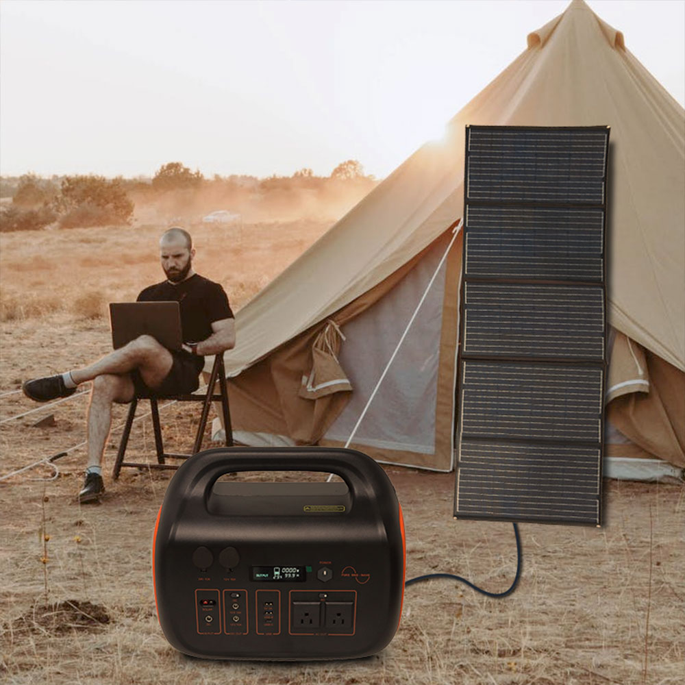 Customized Portable Solar Portable Power Station With Solar Panels