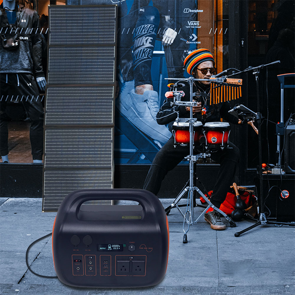 Customized Portable Solar Portable Power Station With Solar Panels