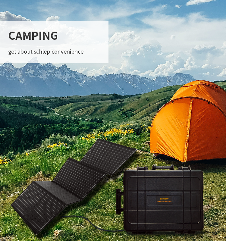 Customized Portable Solar Portable Power Station With Solar Panels