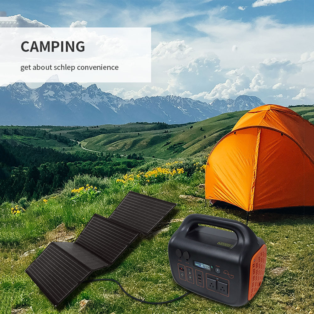 Customized Portable Solar Portable Power Station With Solar Panels
