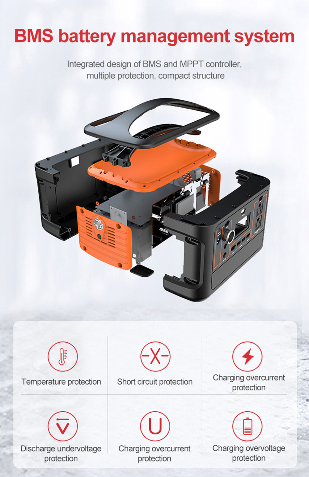 220V Portable solar energy systems electric Power Generator 1500Wh