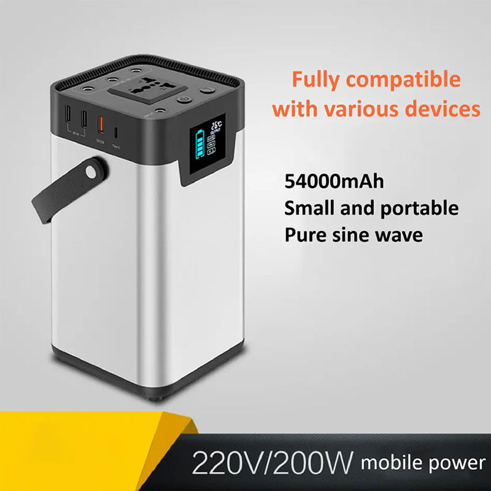 2023 New Portable power station 220V commercial Solar Generator for household customization lithium