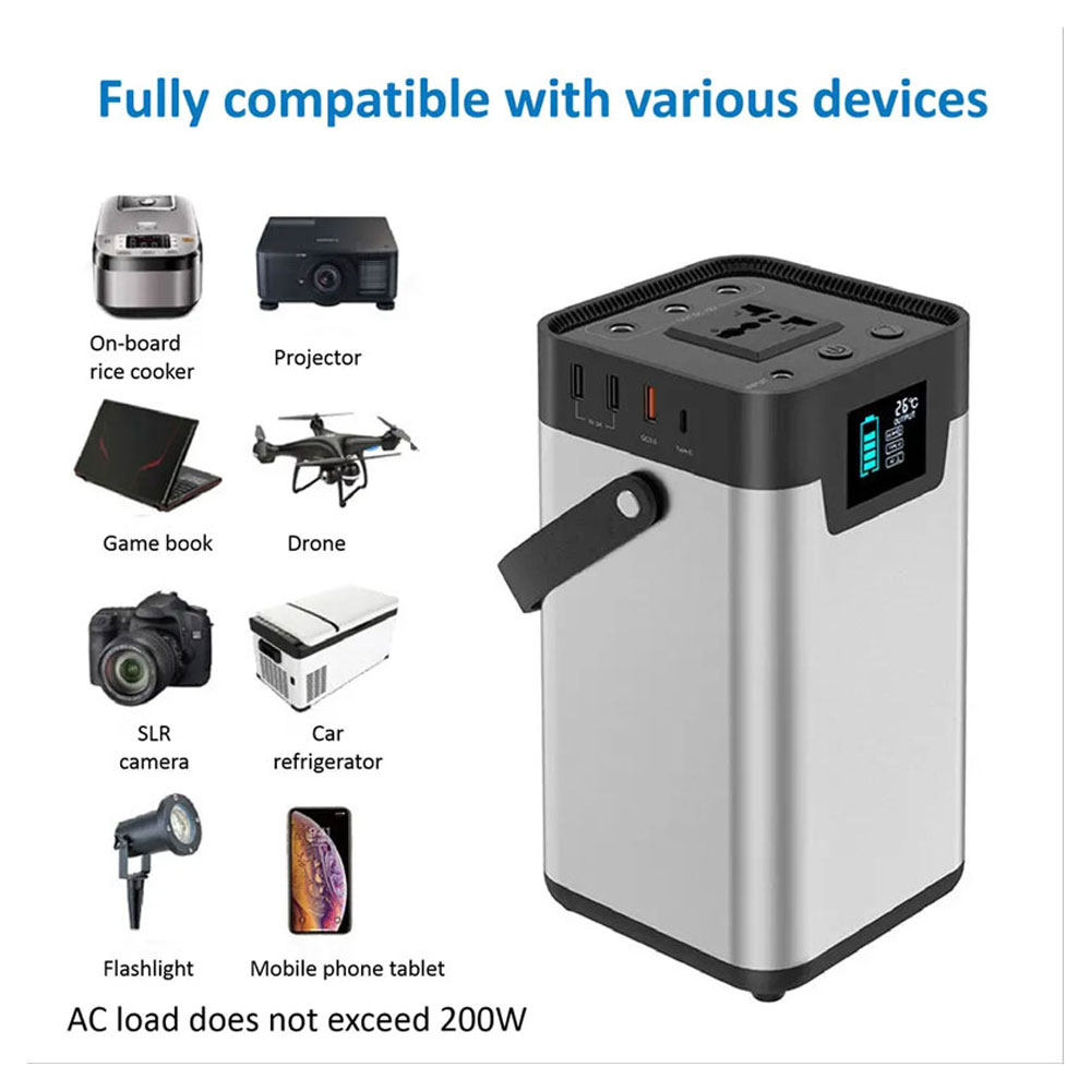 2023 New Portable power station 220V commercial Solar Generator for household customization lithium