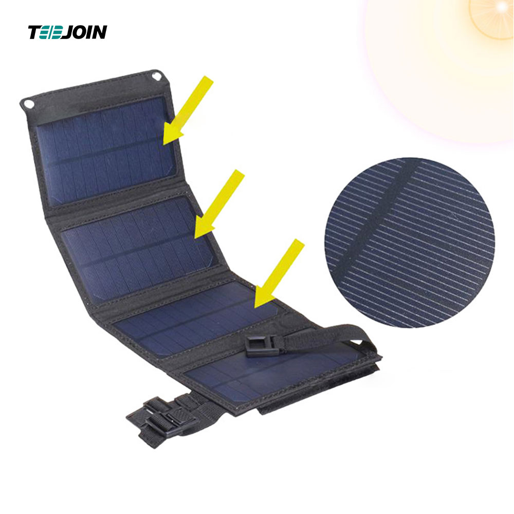 10W Polycrystalline Foldable Solar Panel Outdoor Portable Solar Kit
