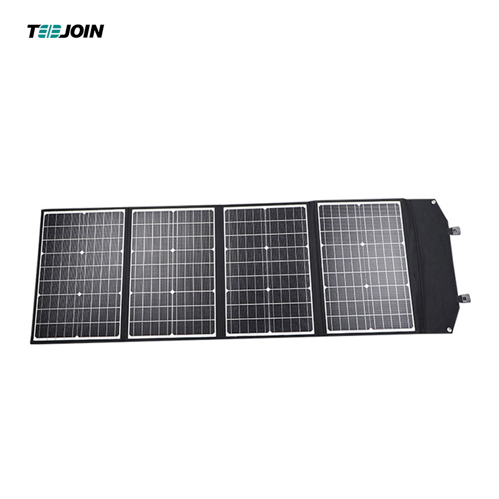 Solar Folding Bag 120W Dual USB 5V12V Outdoor Power Panel