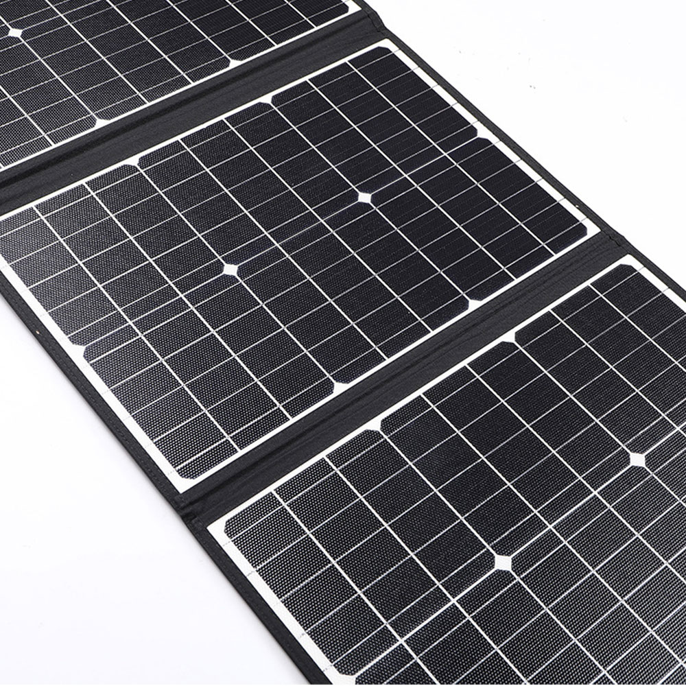 Solar Folding Bag 120W Dual USB 5V12V Outdoor Power Panel