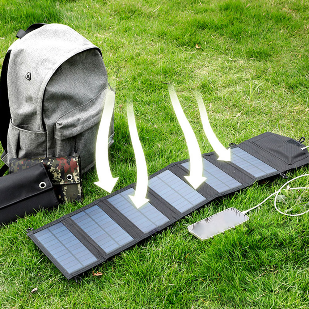 20W 5V High Quality Foldable Solar Panels for Traveling Boats & RVs