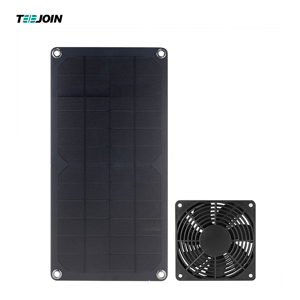 20W Foldable Solar Panel Kit 12V Portable Solar with Fan