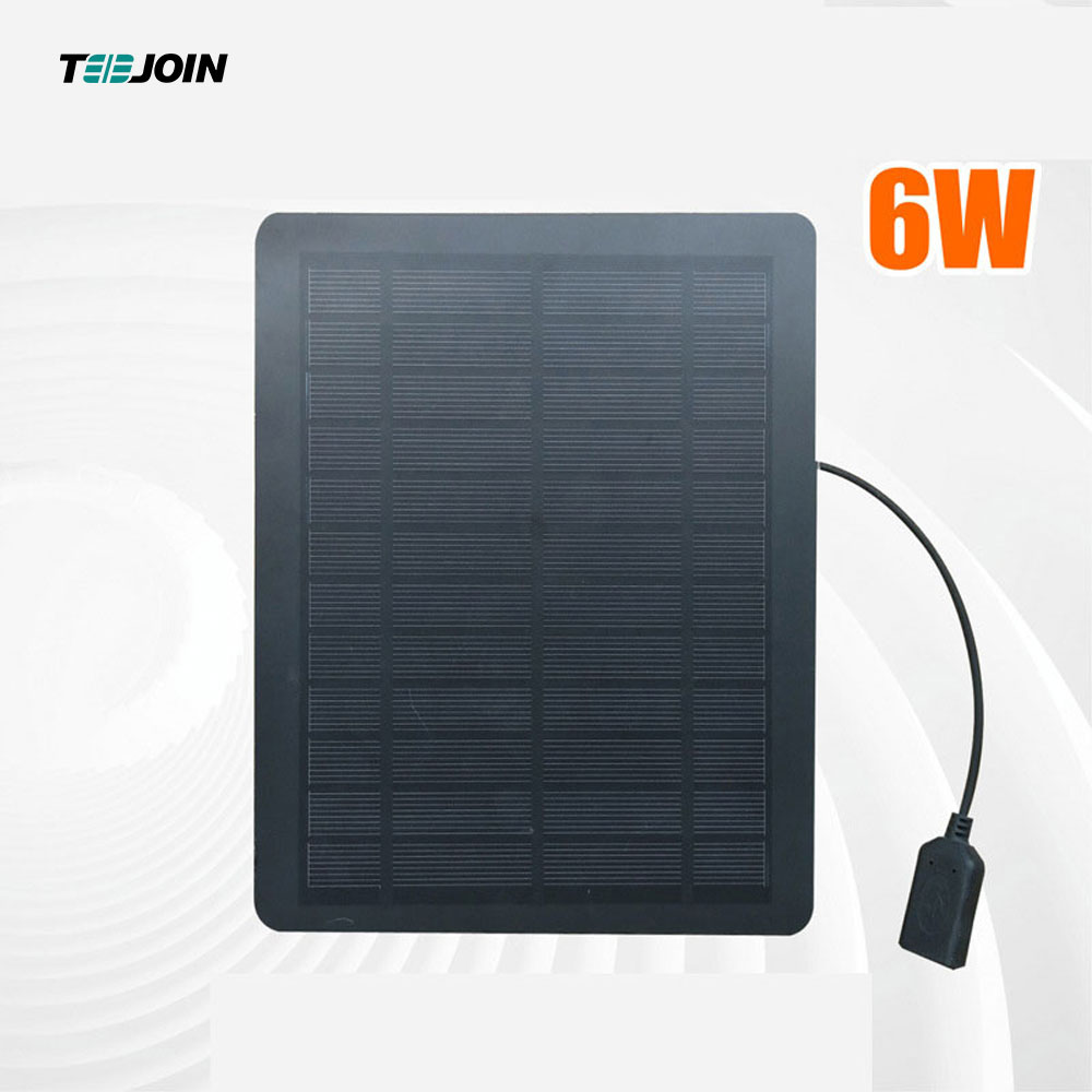 Folding Solar Charging Panel 5000Mah Built-In Battery 6W