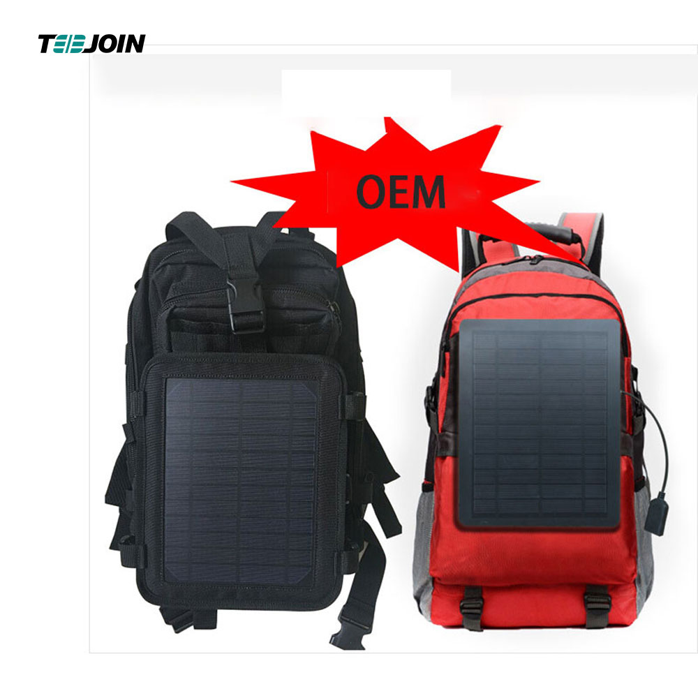 Folding Solar Charging Panel 5000Mah Built-In Battery 6W