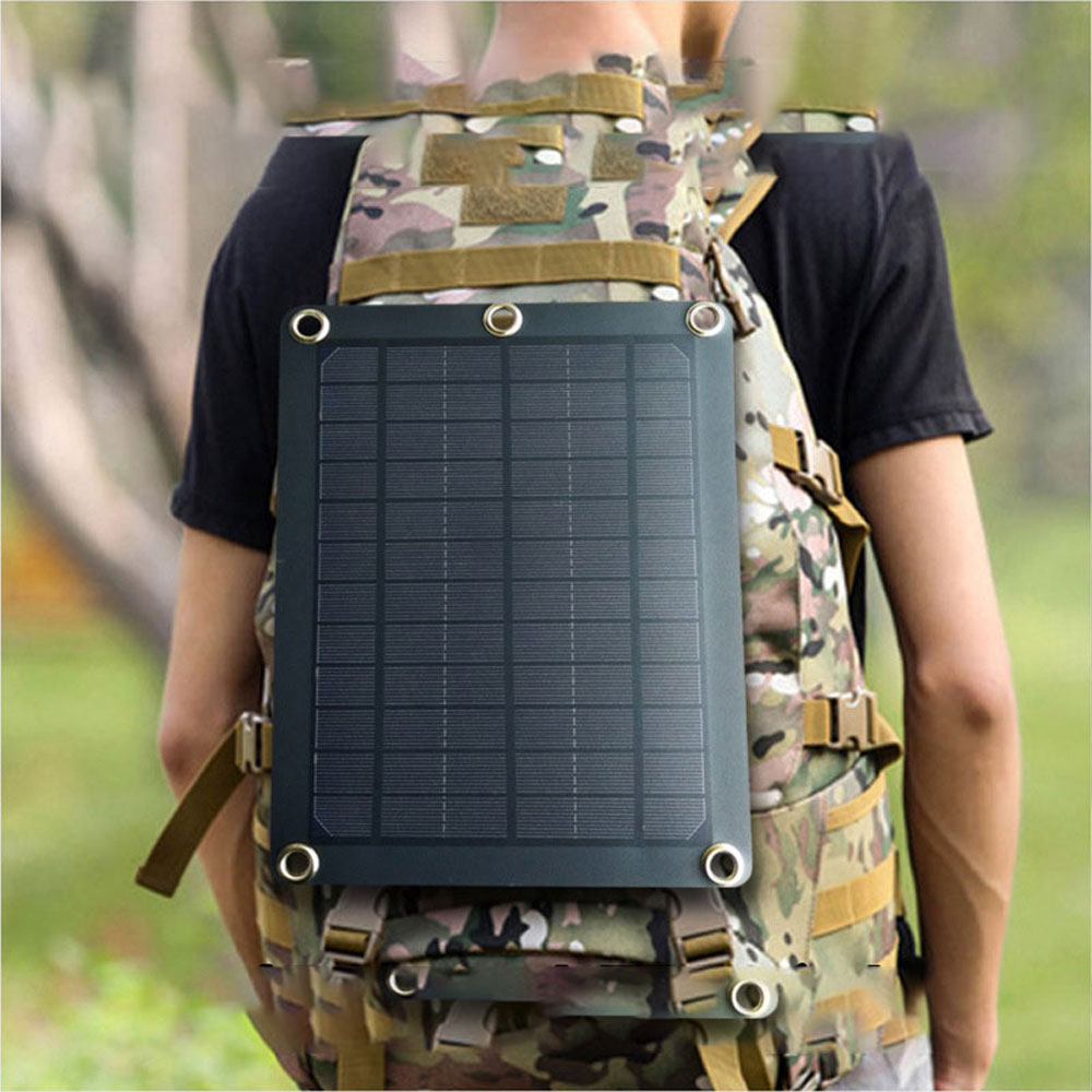 Folding Solar Charging Panel 5000Mah Built-In Battery 6W