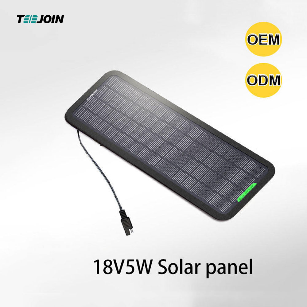  Hot Sale Waterproof Solar Charger 18V 5W Solar Panels