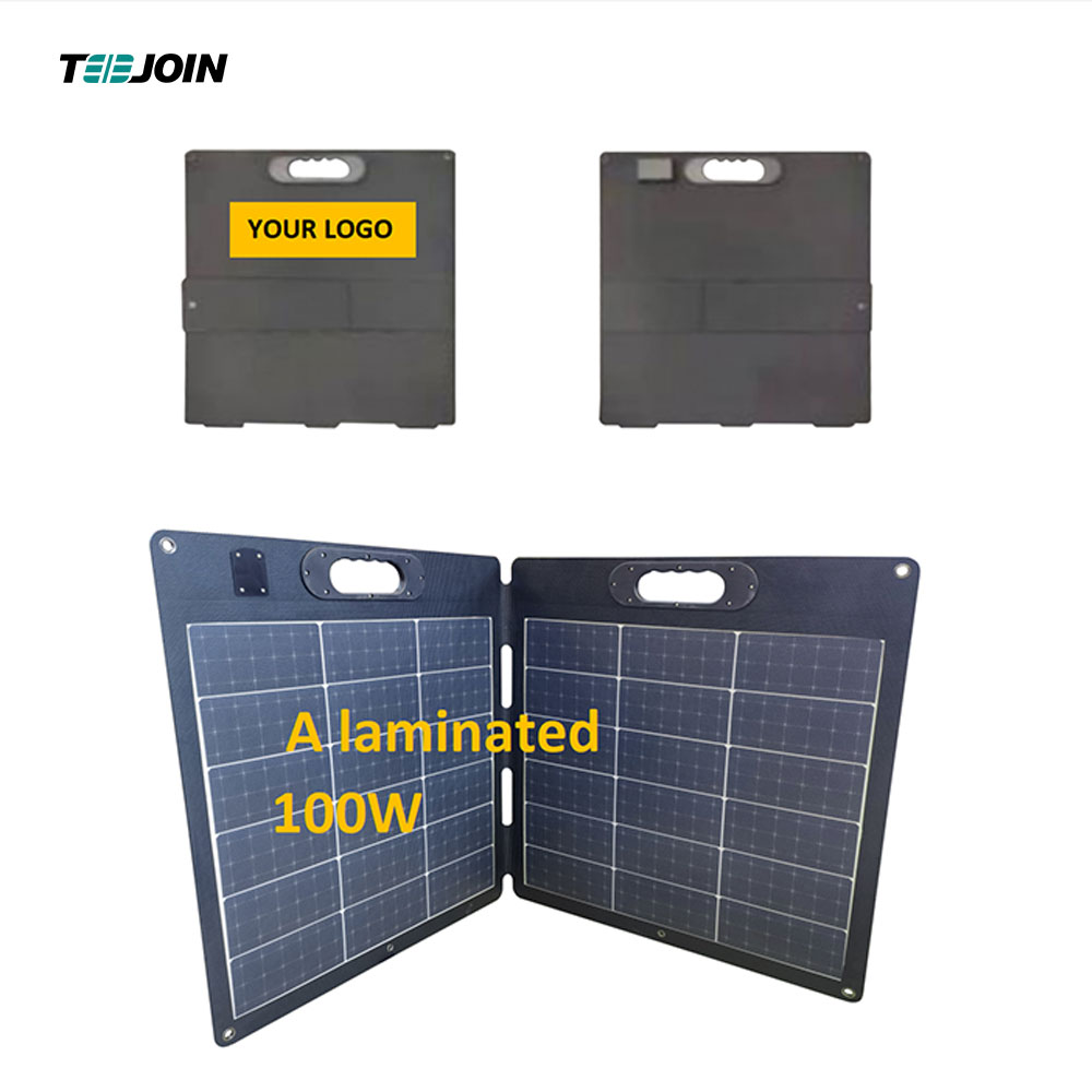 Travel Portable Laminating 100w Folding Solar Panel Factory