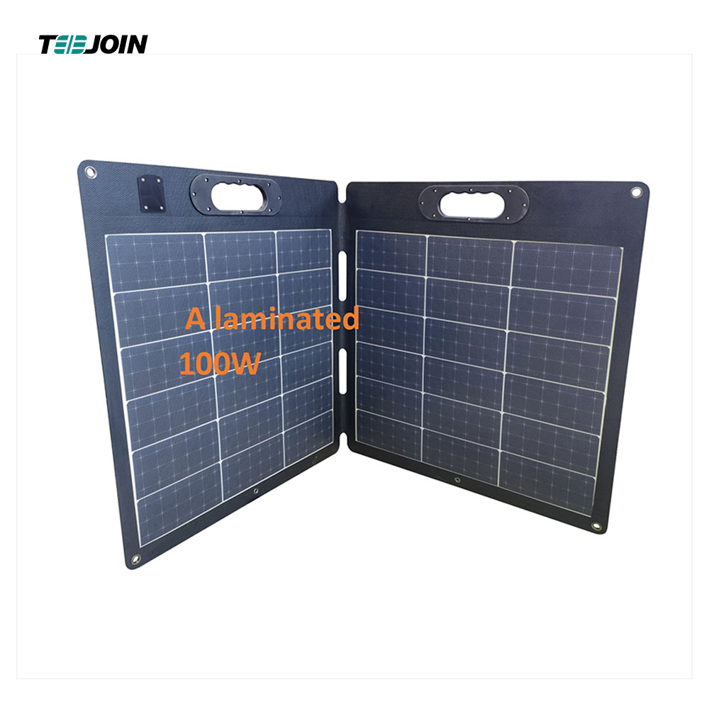 Travel Portable Laminating 100w Folding Solar Panel Factory