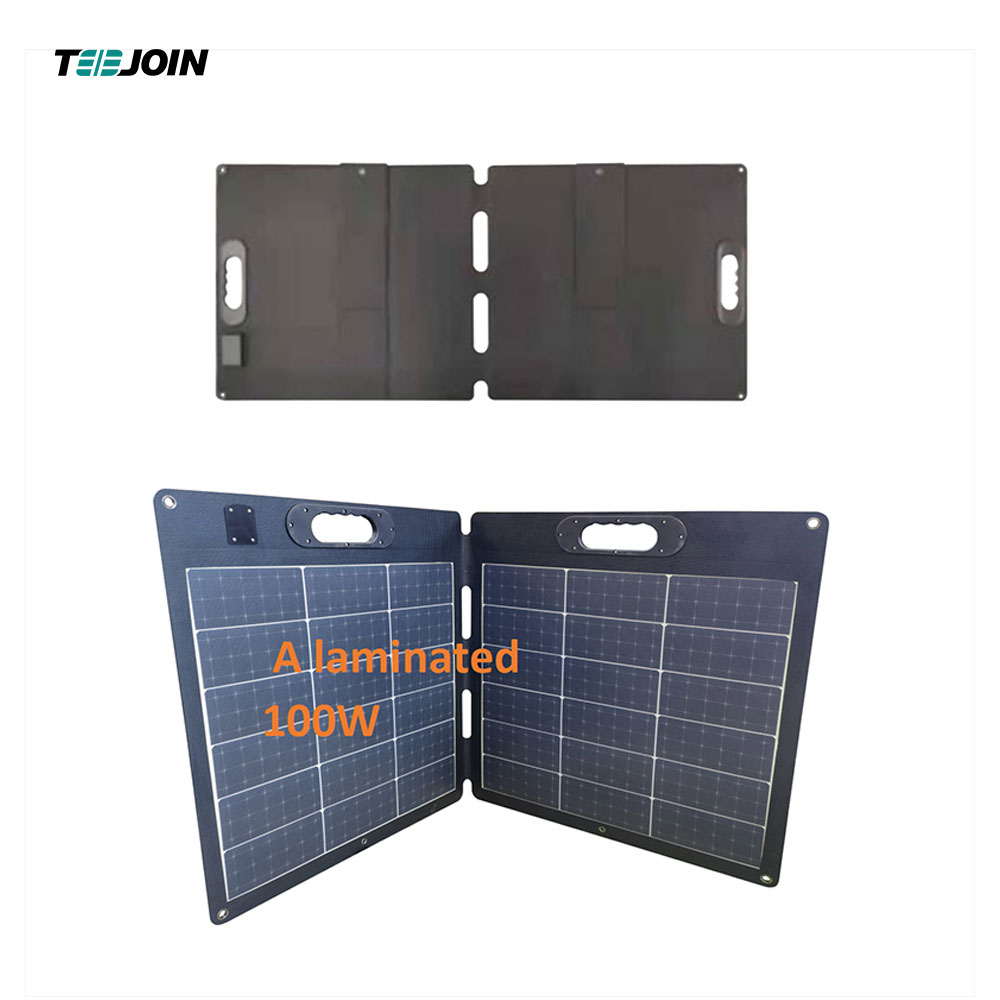 Travel Portable Laminating 100w Folding Solar Panel Factory