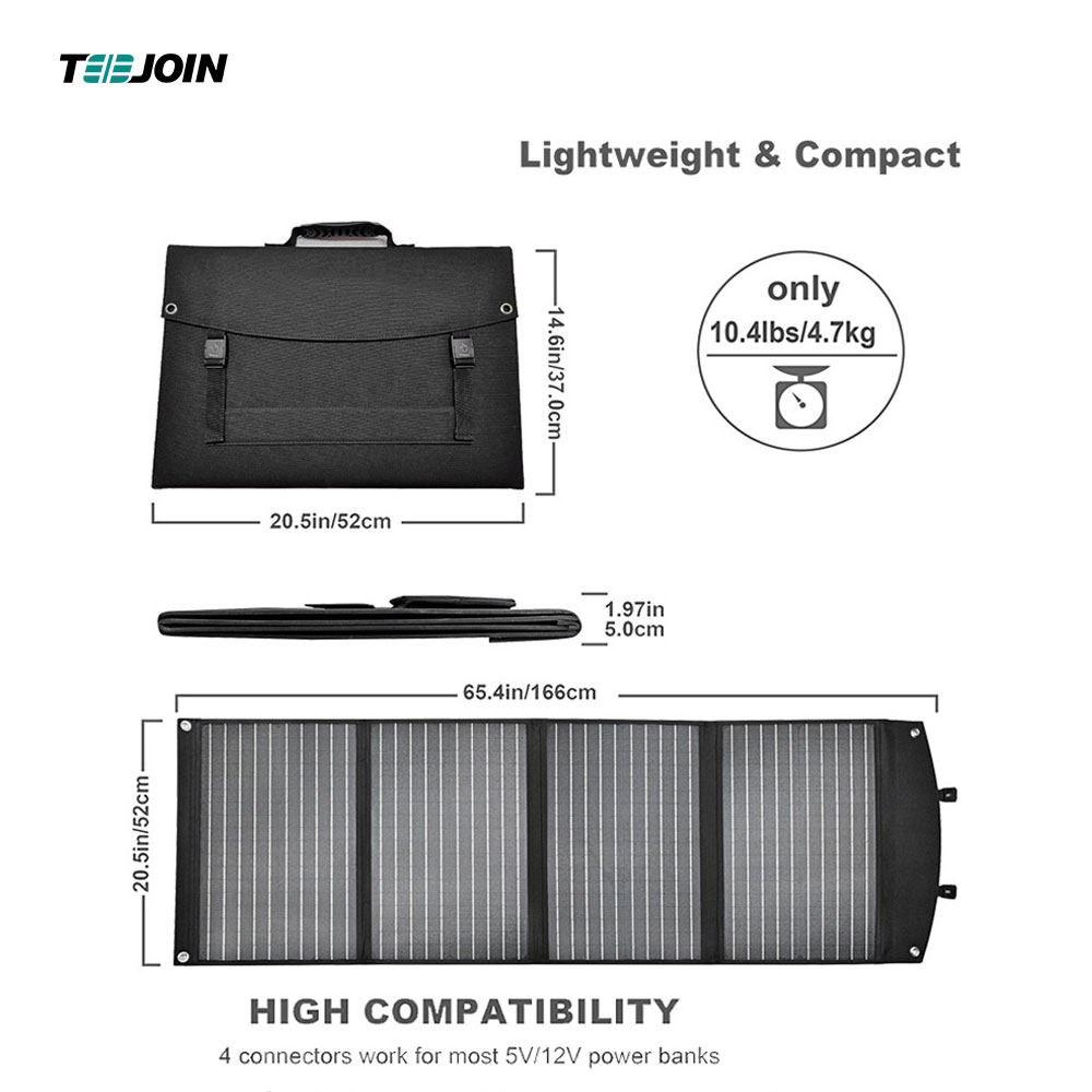 Universal outdoor solar PV portable folding panel factory for military and civilian use