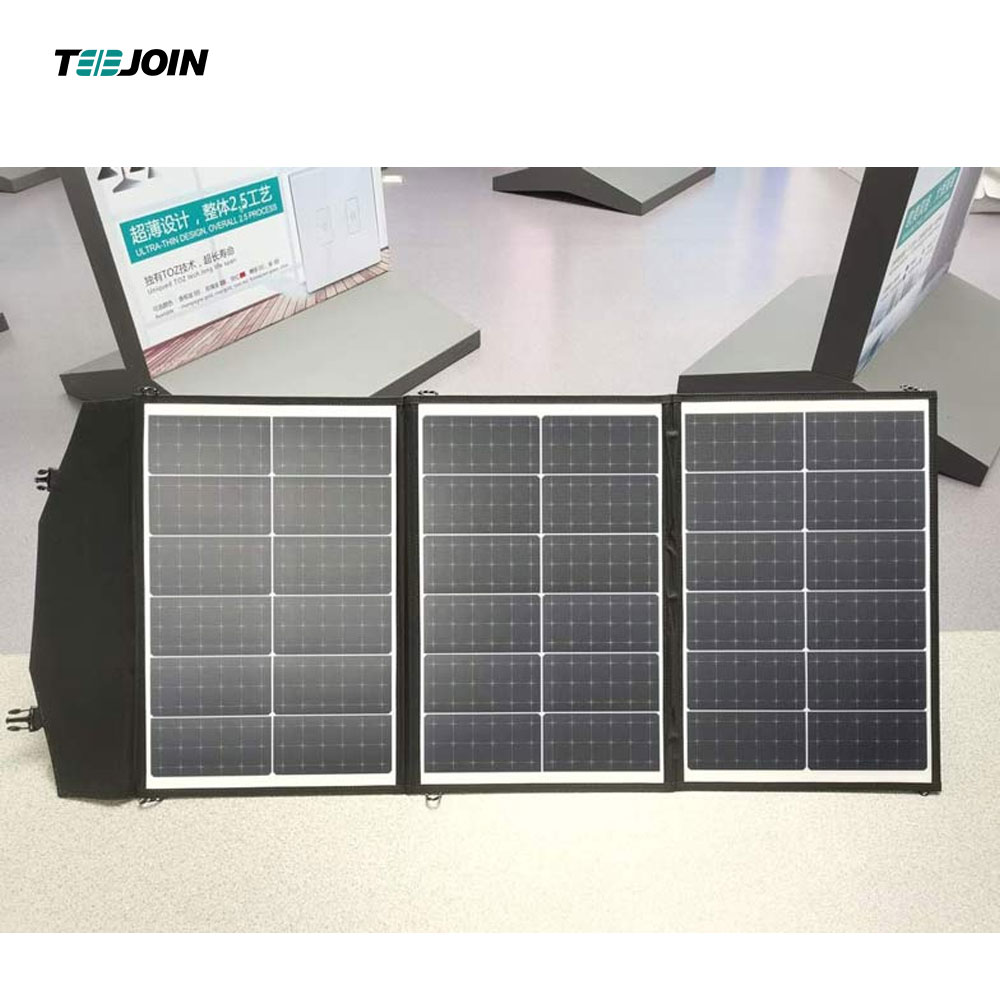 120W Portable Monocrystalline Flexible Solar Folding Kit Wholesale