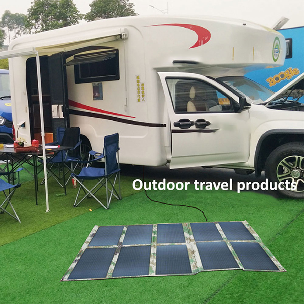 Portable 200W Solar Folding Bag For Outdoor Travel Solar