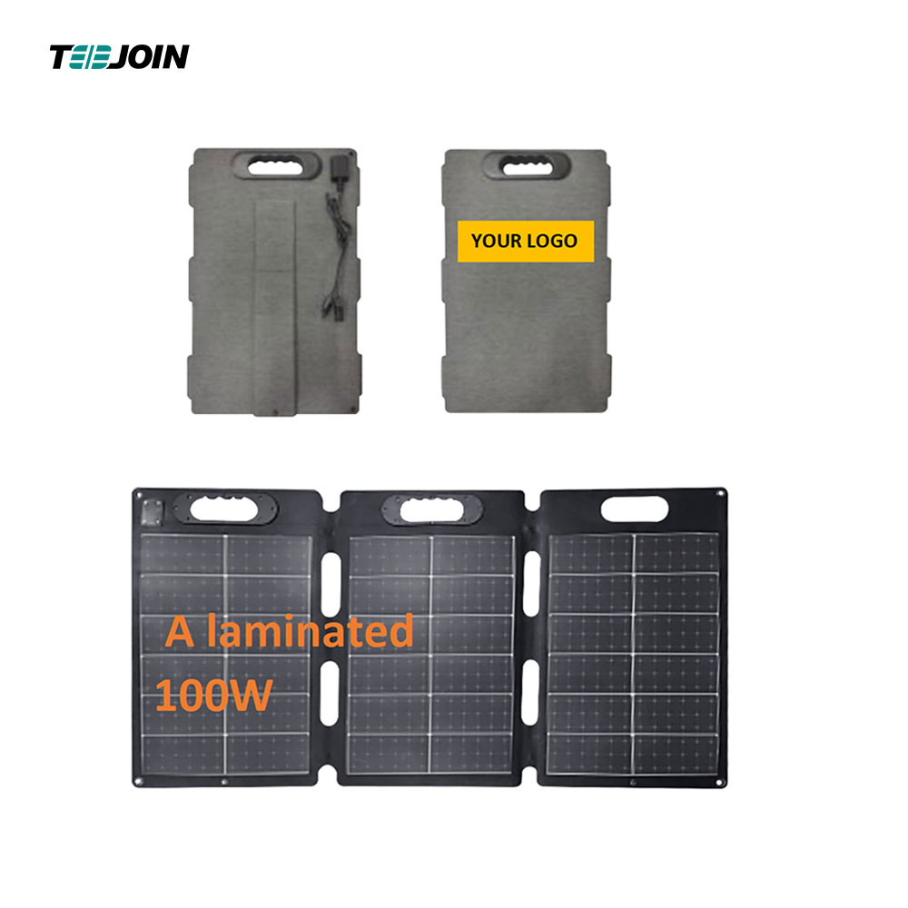 Outdoor Portable Laminated 100w Foldable Solar Panel
