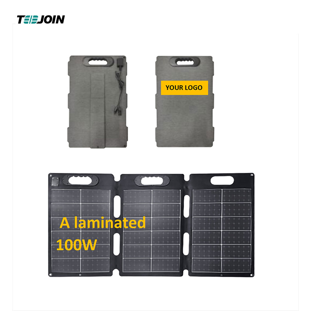 Outdoor Portable Laminated 100w Foldable Solar Panel