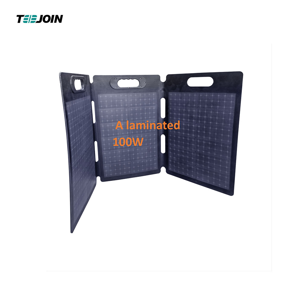 Outdoor Portable Laminated 100w Foldable Solar Panel