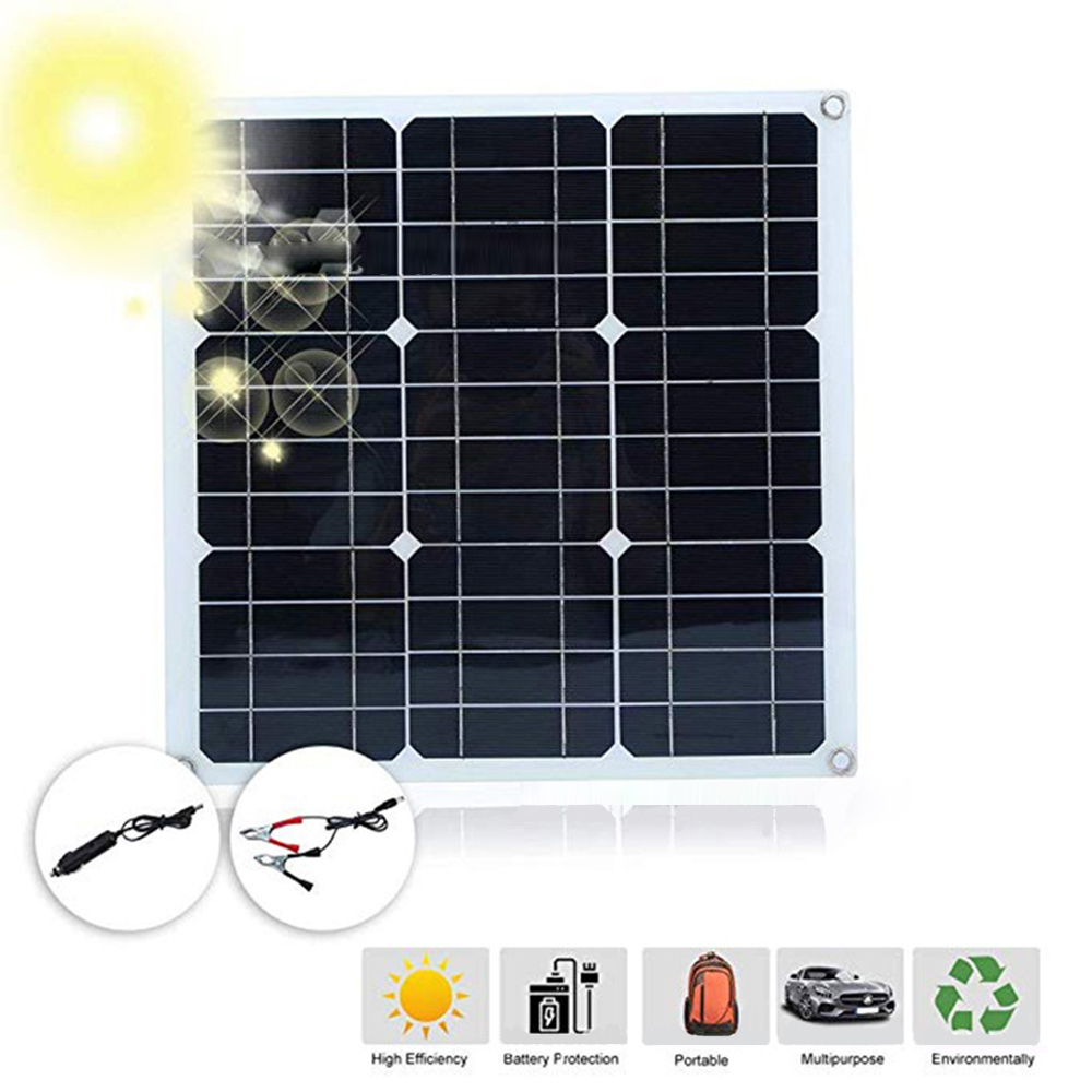 Mono Flexible Solar Panel 30W for Garden Shed or Farm