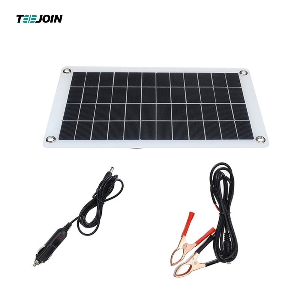 RV 12V Automotive Yacht Light Solar Panel Semi Flexible Solar Module