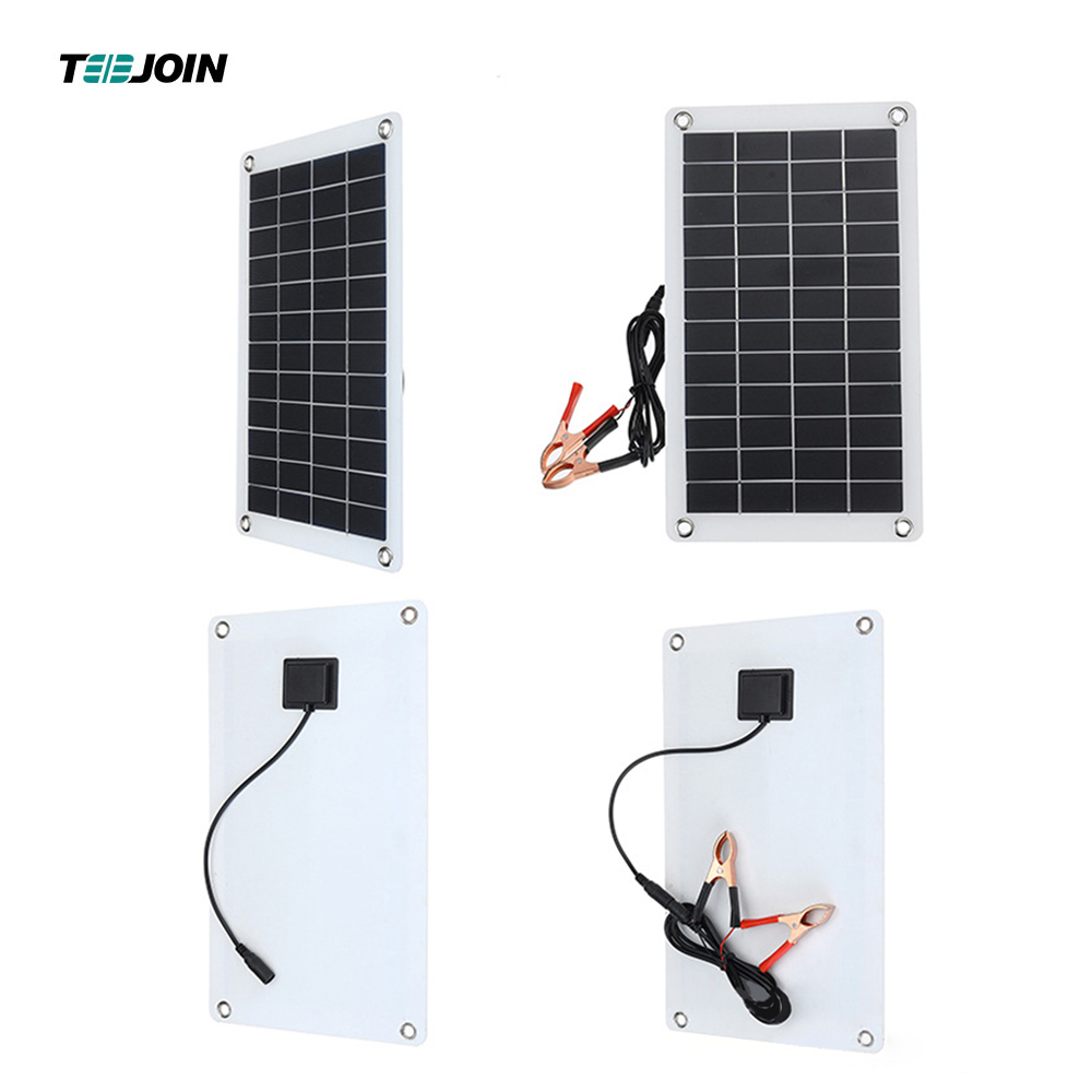 RV 12V Automotive Yacht Light Solar Panel Semi Flexible Solar Module