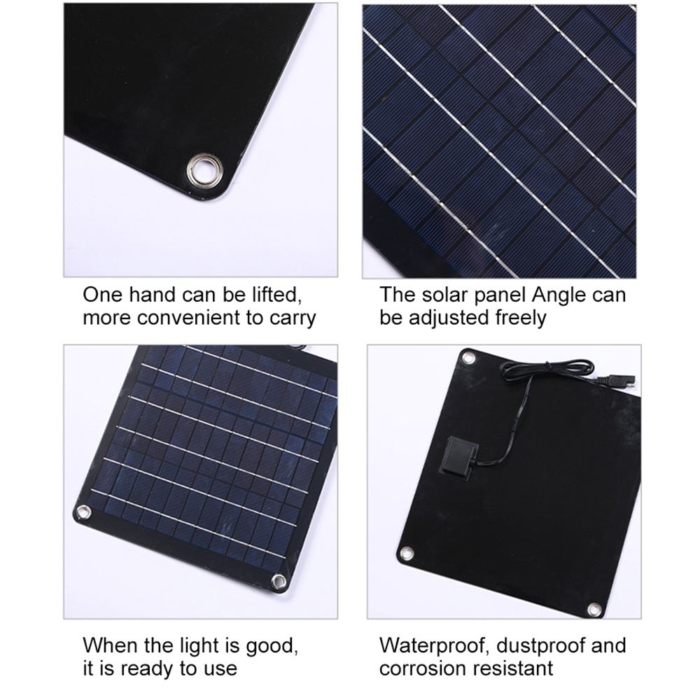 Outdoor Semi Flexible Solar Panel Soft Roof for RV Charging