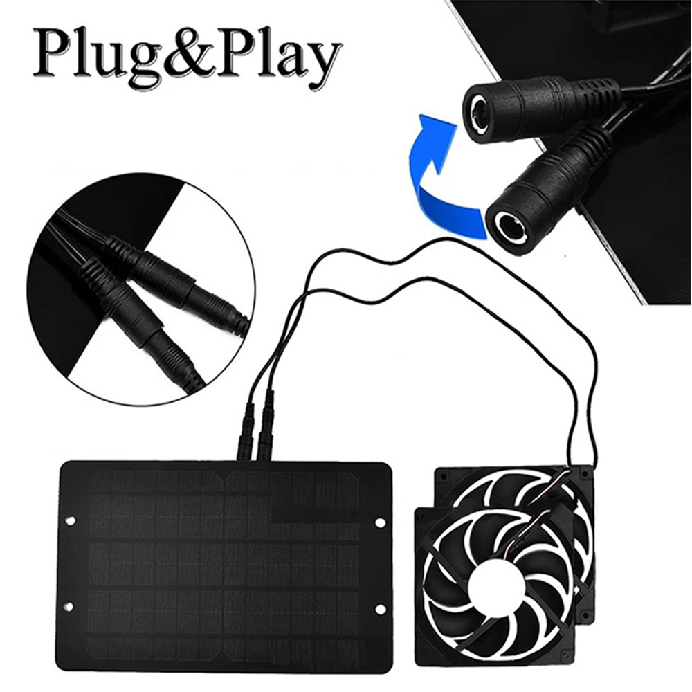 Flex Solar Panel 10W 12V SOLAR POWER Energy Exhaust Fan