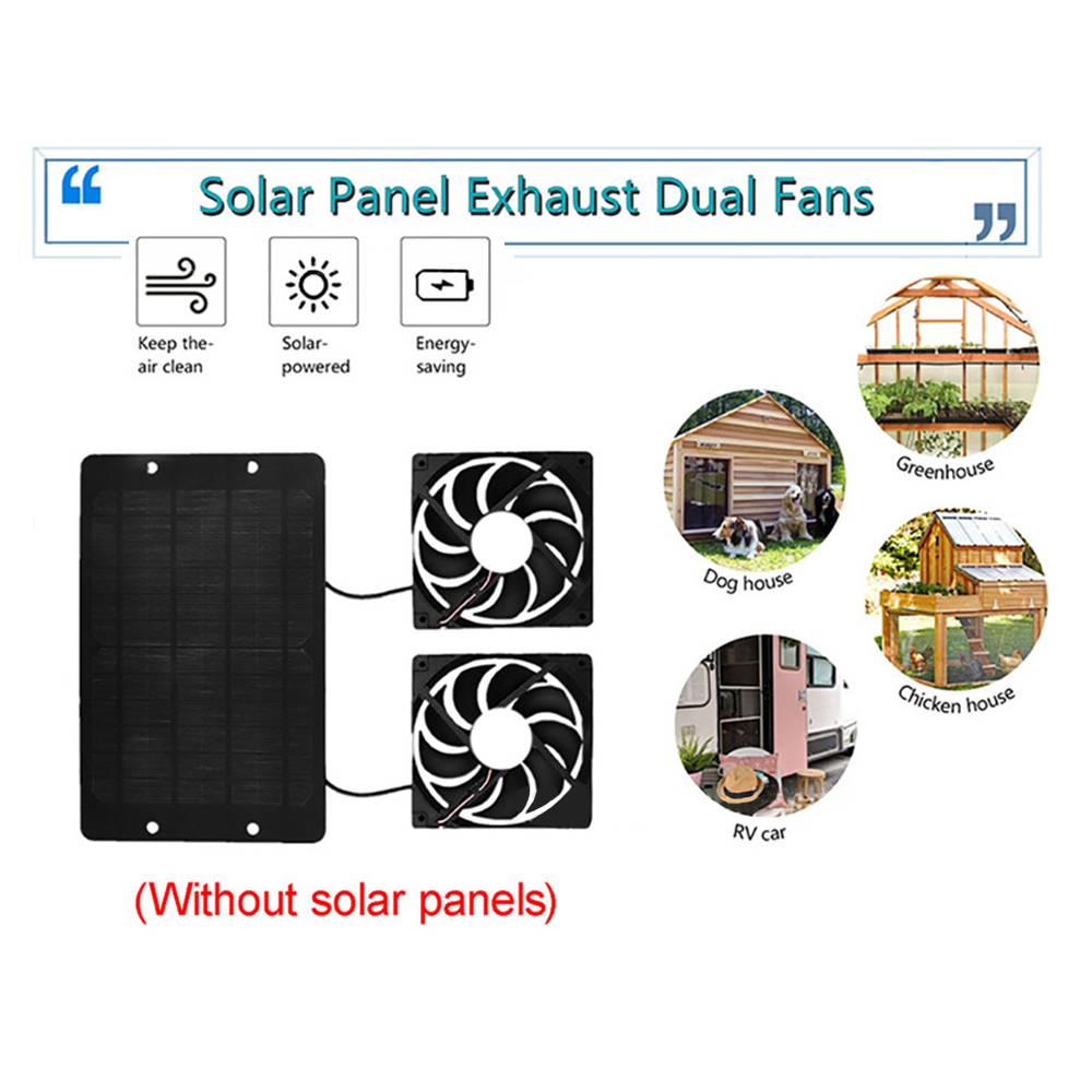 Flex Solar Panel 10W 12V SOLAR POWER Energy Exhaust Fan