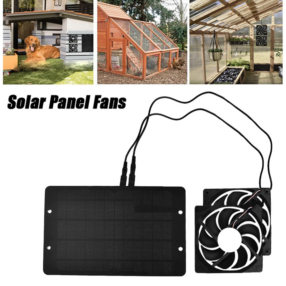 Flex Solar Panel 10W 12V SOLAR POWER Energy Exhaust Fan