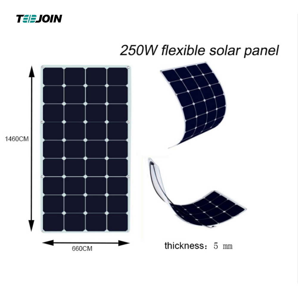 250W Flexible Solar Panel cost for Wholesale