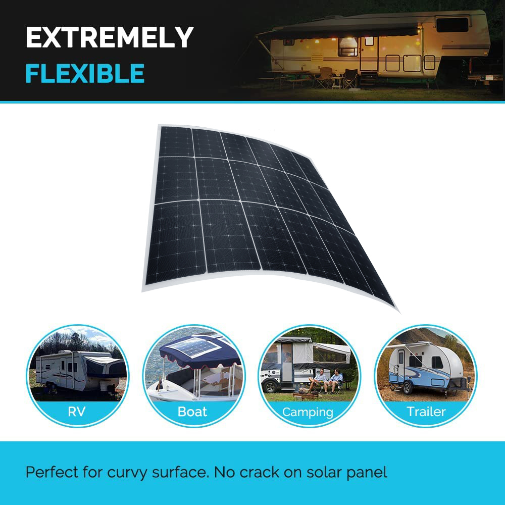 RV Marine mono thin film flexible solar panel pv module