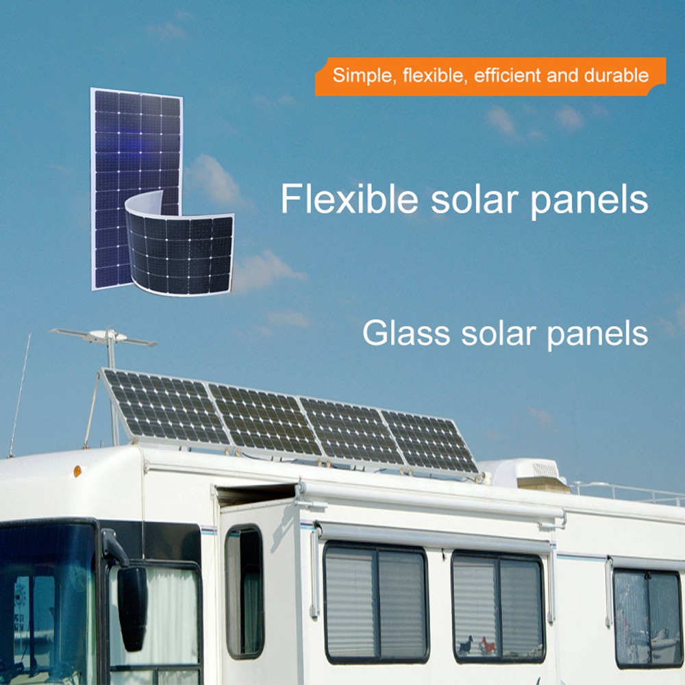 RV or Marine Portable Flexible Solar Panel Custom