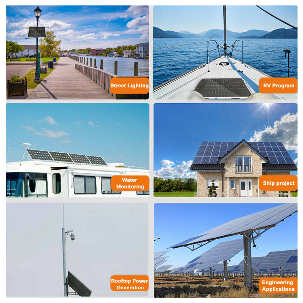 RV or Marine Portable Flexible Solar Panel Custom