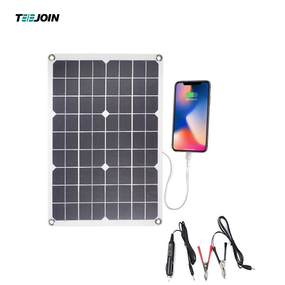 Foldable mini 12v 80w Mono solar panel 20w flexible solar panels