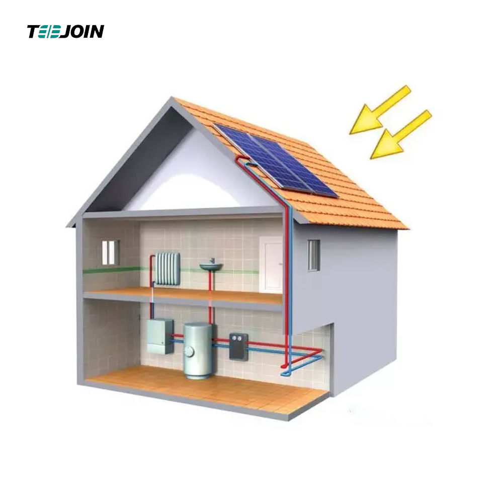 How are independent houses in Germany heated in winter?