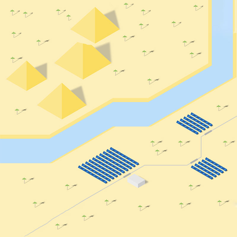 Is it feasible to treat the desert with solar PV panels?