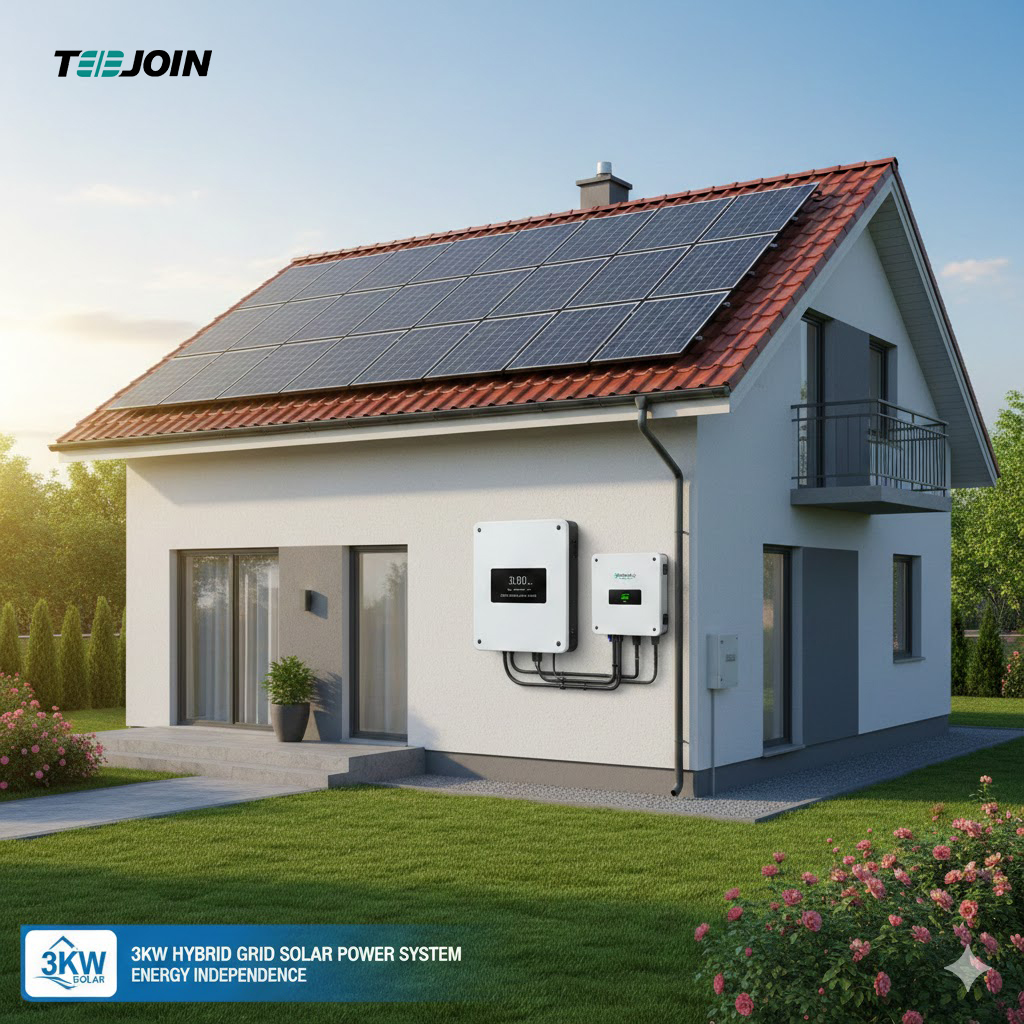 3KW Hybrid Grid Solar Power System Manufacturer