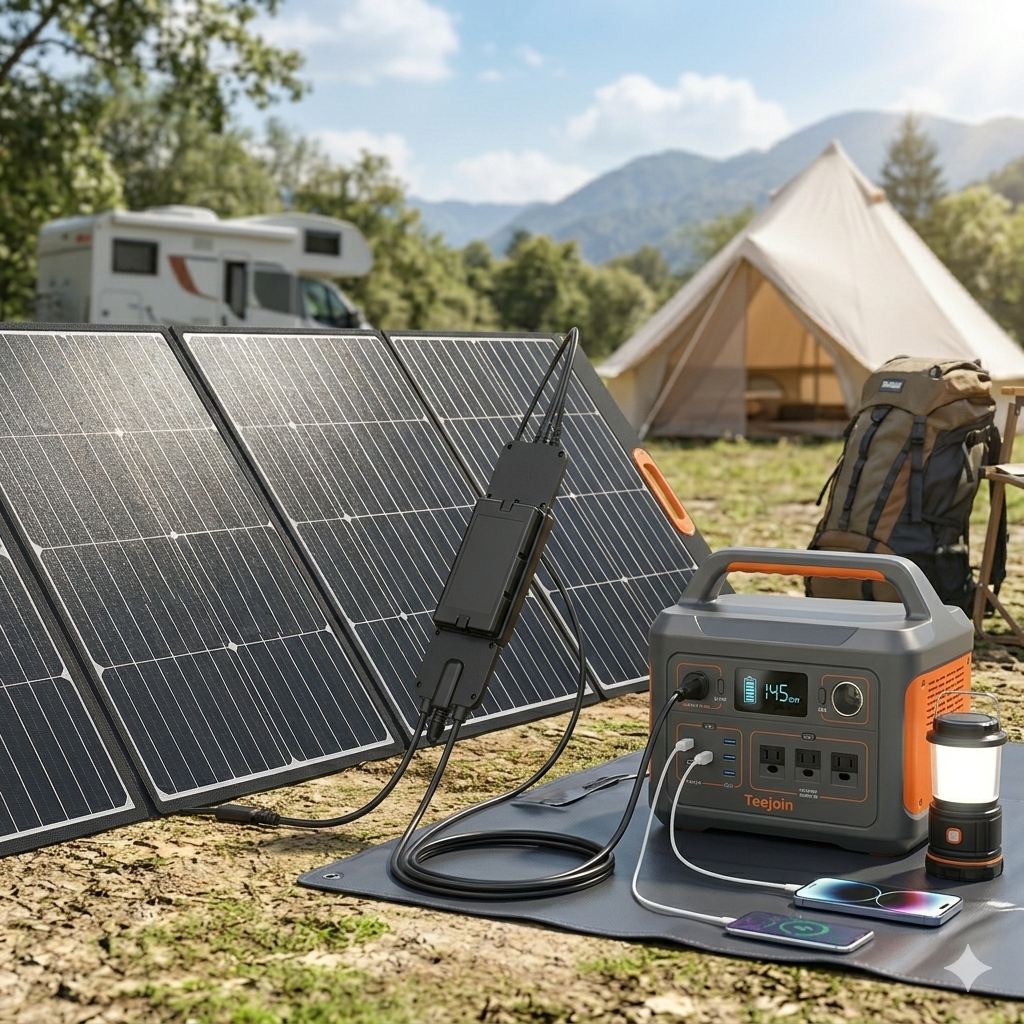 Foldable Solar Panels for Outdoor & Emergency Use